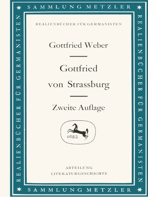 cover image of Gottfried von Strassburg